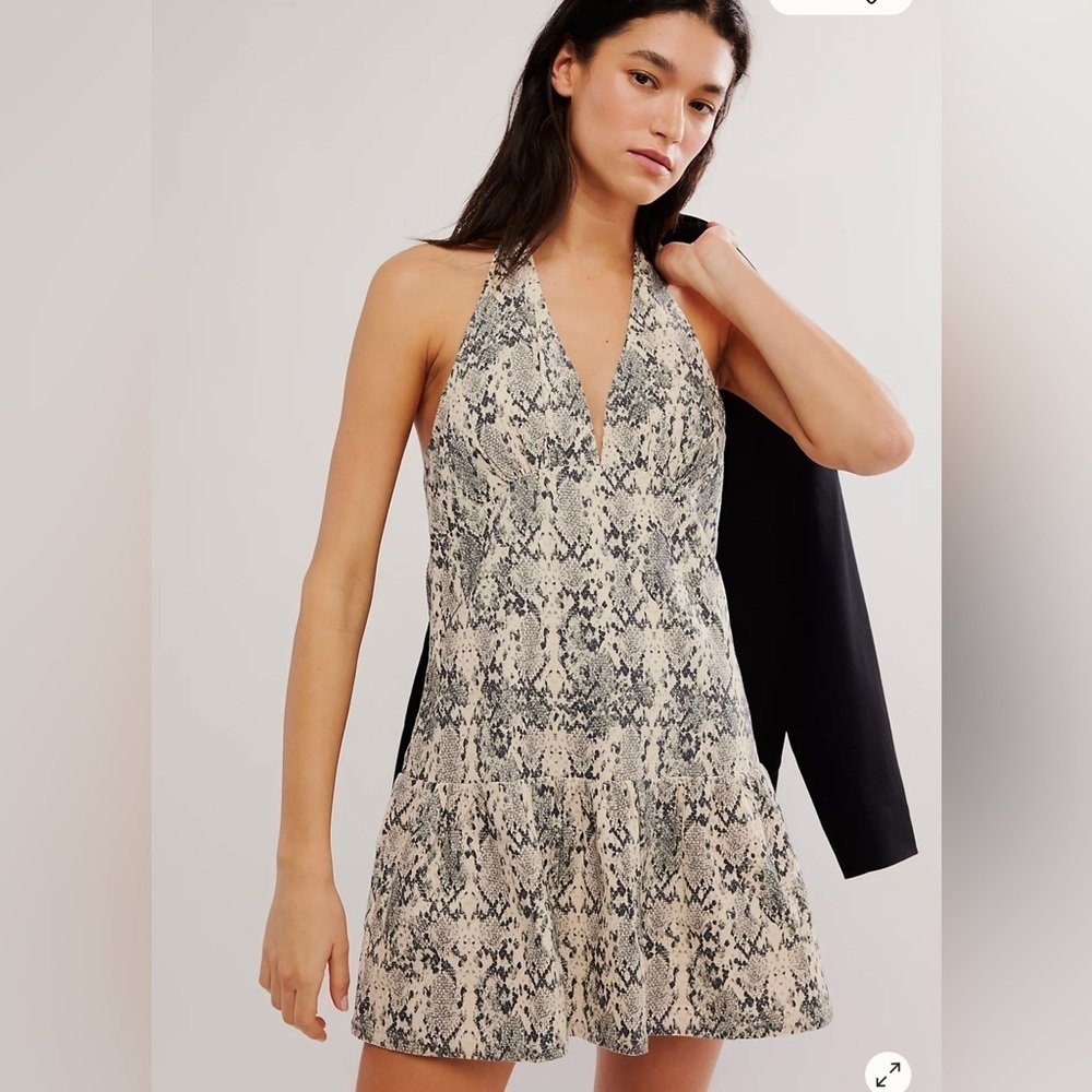 NWT Free People Cecil Mini Dress women’s size L